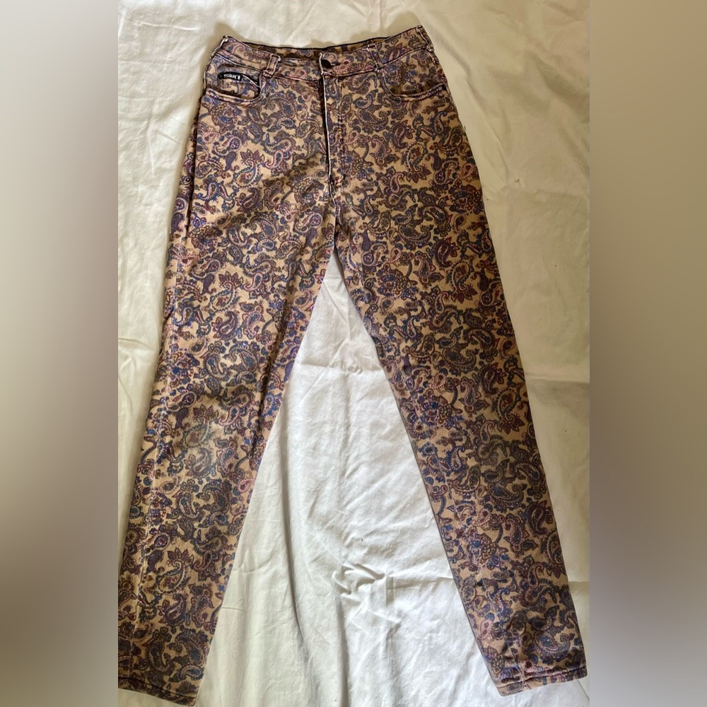 Vintage Paisley Stretch Skinny Jeans
